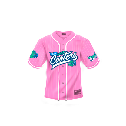 Beloit River Cooter Baseball Jersey – (Pink #12)